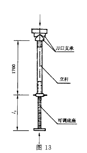 門式鋼管腳手架可調底座抗壓測試機如何做試驗？